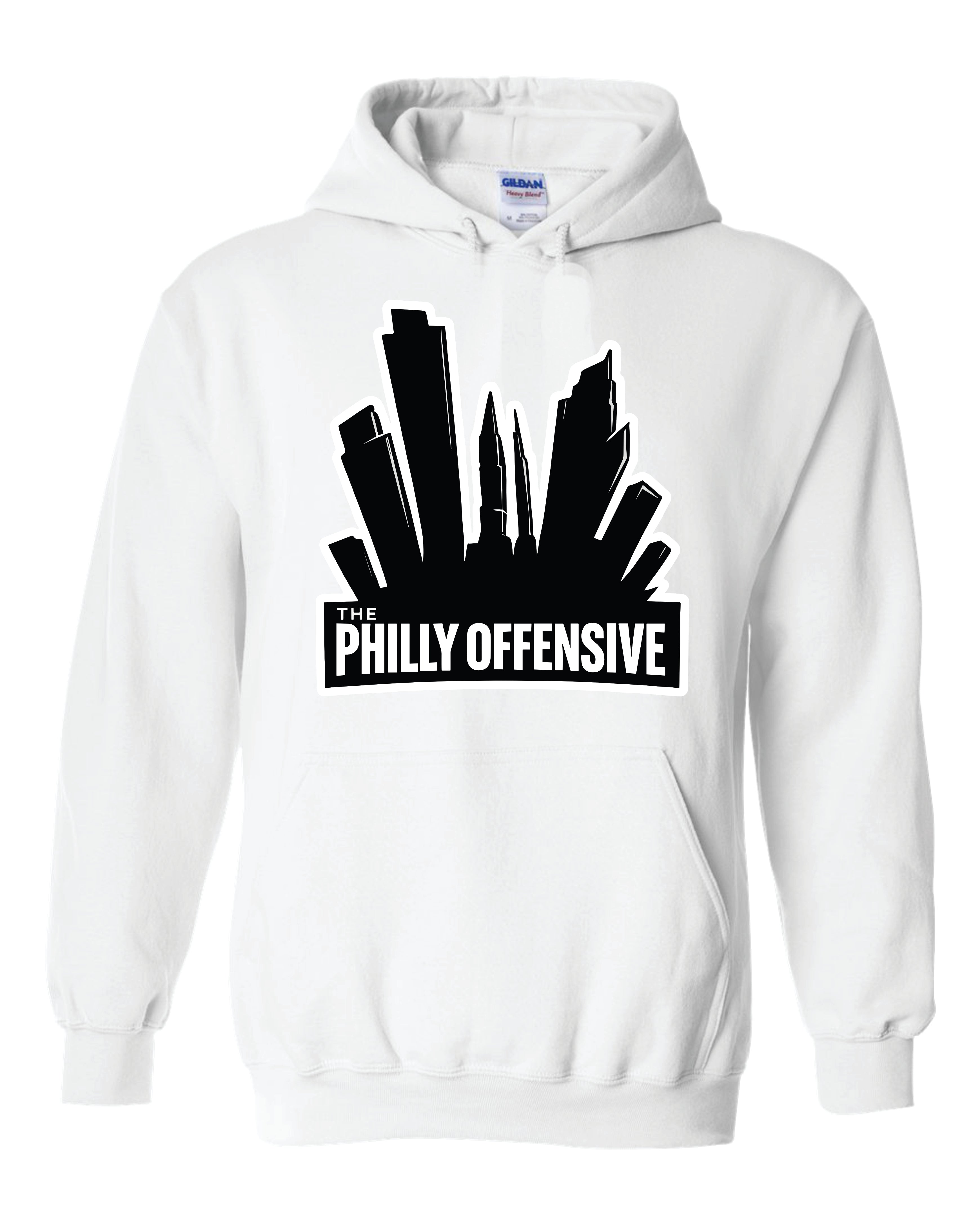 The Philly Offensive Hoodie Skyline Design